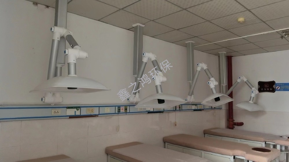 湖北恩施醫(yī)院艾灸排煙+凈化系統(tǒng)案例