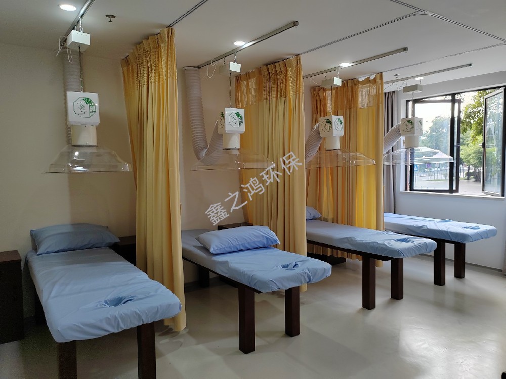 遙控款滑軌式艾灸排煙系統